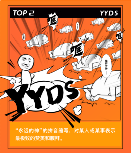 斗魚(yú)公布 2021 年度十大彈幕：蚌埠住了、yyds、為什么不 ban 猛犸入選前三