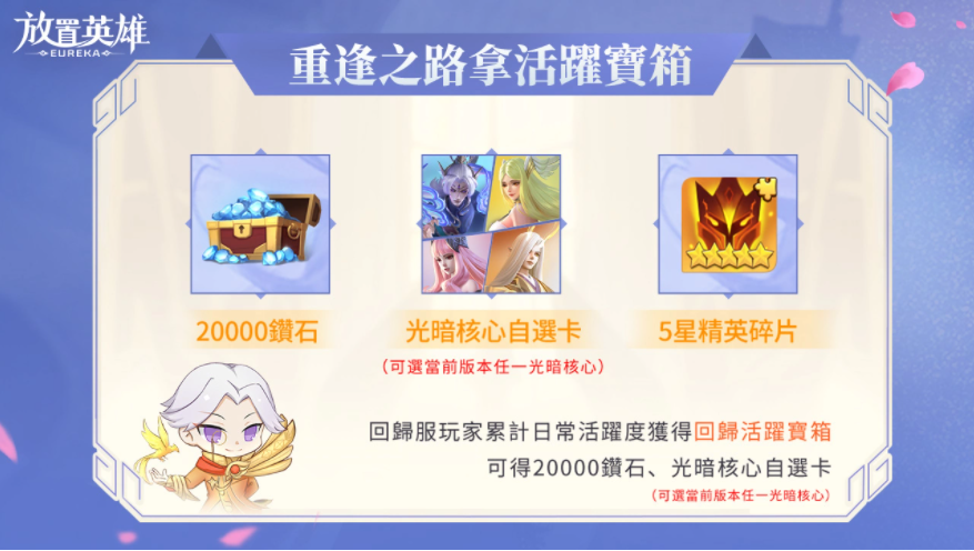 《放置英雄Eureka》回歸服活動開啟，最強英雄哪吒免費送！