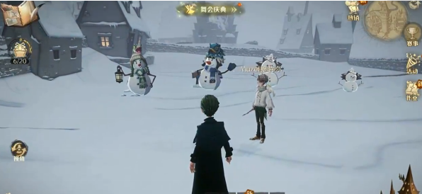 《哈利波特魔法覺醒》學院堆積雪人方法