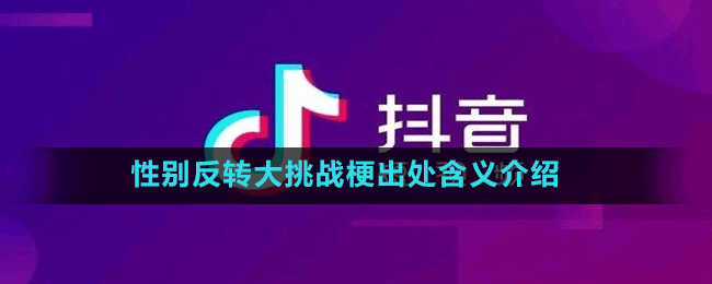 性別反轉(zhuǎn)大挑戰(zhàn)梗出處含義介紹