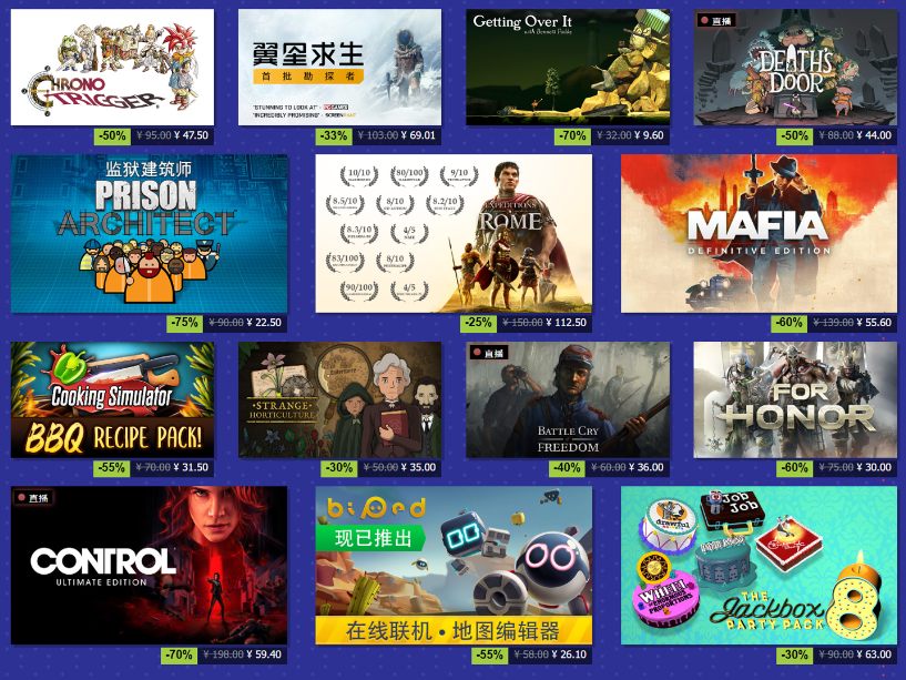 Steam夏日特賣今日開啟：《只狼》《賽博朋克2077》《極限競速：地平線5》等迎來史低