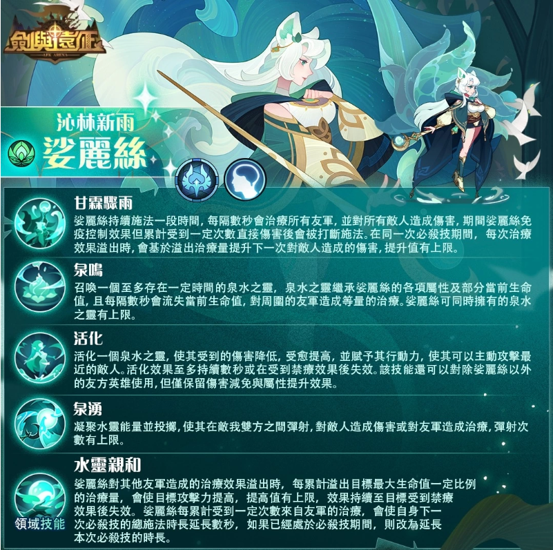 《劍與遠征》絕美SP 英雄娑麗絲誕生，主題副本豐厚獎勵大放送