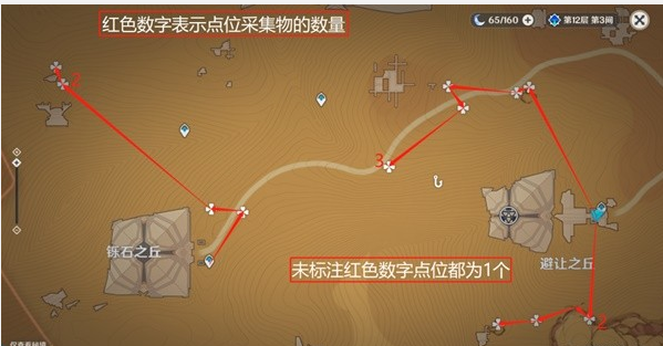 《原神》赤念果快速采集路線(xiàn)推薦