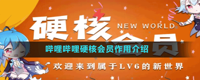 嗶哩嗶哩硬核會員作用介紹
