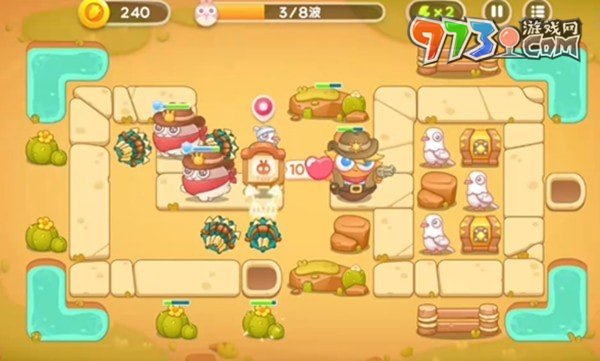 保衛(wèi)蘿卜4波仔很忙第二關(guān)攻略