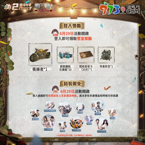 《明日之后》累計(jì)2億玩家成就達(dá)成！狂歡慶典月活動(dòng)開(kāi)啟，稀有福利免費(fèi)送！