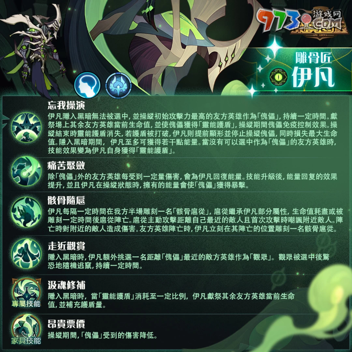 《劍與遠(yuǎn)征》全新骸骨英雄「雕骨匠 - 伊凡」登場！并釋出全新首領(lǐng)挑戰(zhàn)！