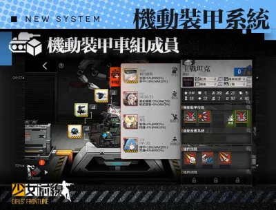 《少女前線》全新大改版「機(jī)動(dòng)裝甲系統(tǒng)」正式上線