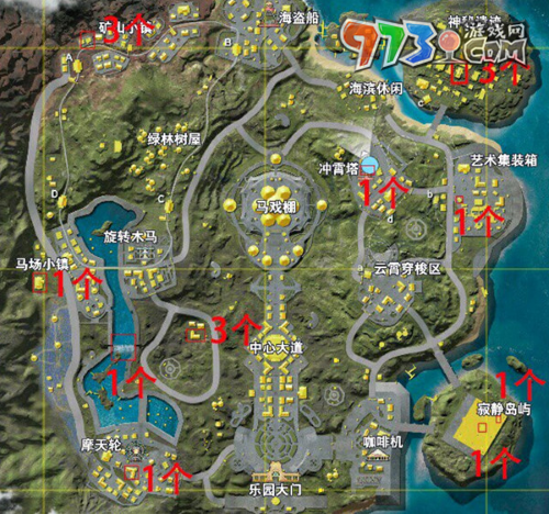 《荒野行動》杰克的寶箱位置介紹