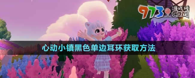 《心動(dòng)小鎮(zhèn)》黑色單邊耳環(huán)獲取方法