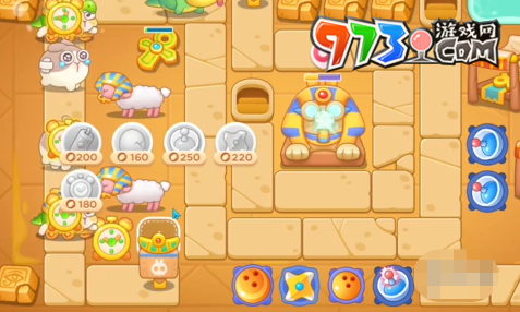 《保衛(wèi)蘿卜4》法老歸來第106關(guān)通關(guān)攻略