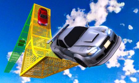 超級汽車特技巨型坡道截圖(1)