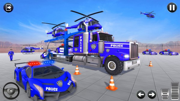 警察卡車運(yùn)警車截圖(2)