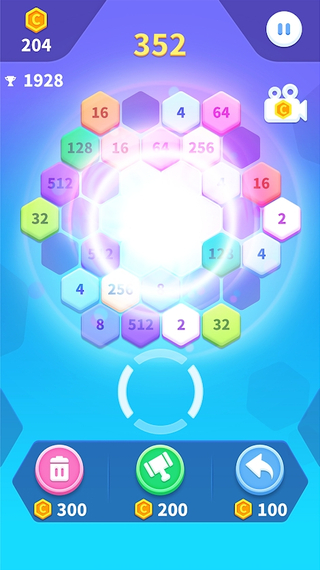 2048六邊形方塊截圖(3)