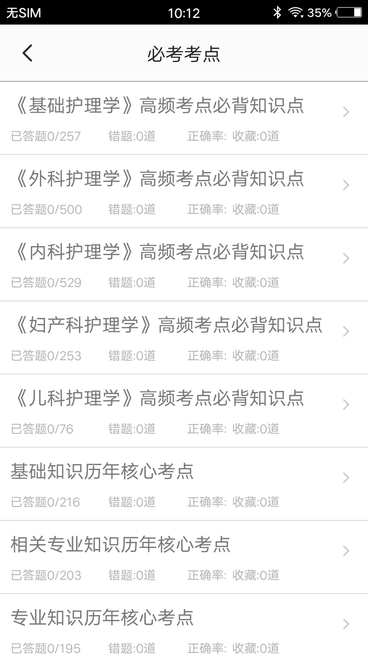 初級護師題集截圖(3)