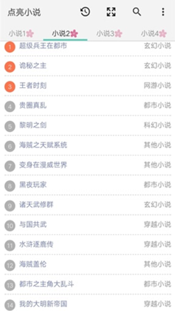 點(diǎn)亮小說截圖(4)
