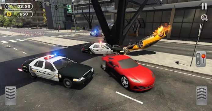 美國(guó)城市警車(chē)追逐截圖(1)