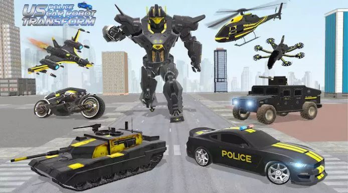 美國警用機(jī)器人汽車大戰(zhàn)截圖(3)