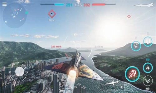 空戰(zhàn)現(xiàn)代戰(zhàn)爭飛行截圖(4)