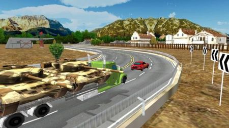 坦克運(yùn)輸車3D截圖(2)