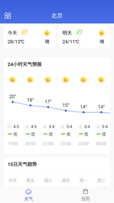 湛藍(lán)天氣日歷截圖(3)