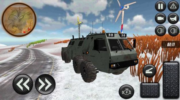 雪地8x8越野卡車截圖(1)