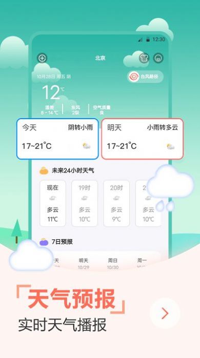天氣預(yù)報穿衣指南截圖(2)