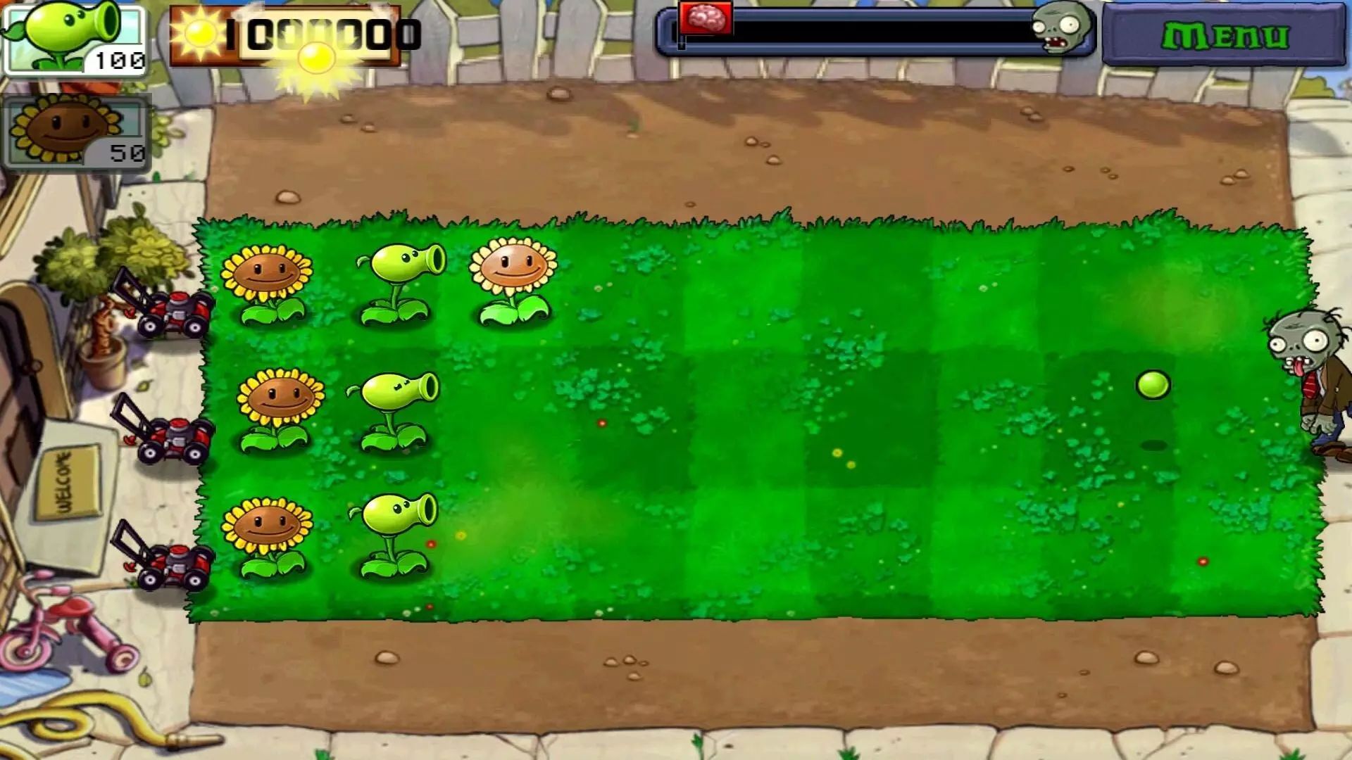植物大戰(zhàn)僵尸長城版1.8版截圖(2)