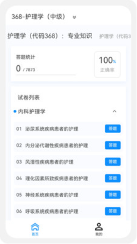 主管護(hù)師原題庫(kù)截圖(1)