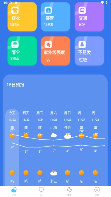 當(dāng)?shù)貧庀箢A(yù)報截圖(3)