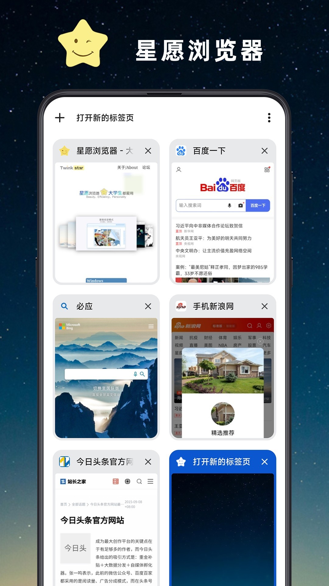 星愿瀏覽器手機版截圖(2)