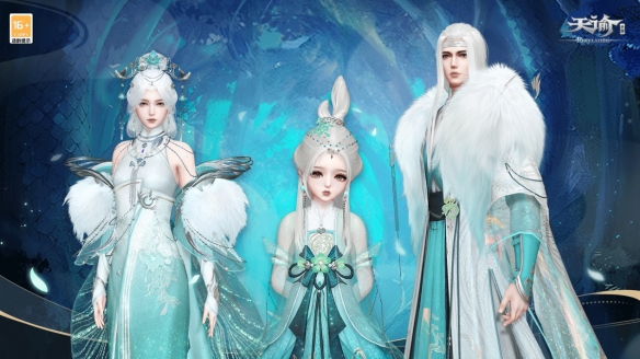 《天諭》手游幻想風(fēng)時(shí)裝畫中華服似夢(mèng)似幻