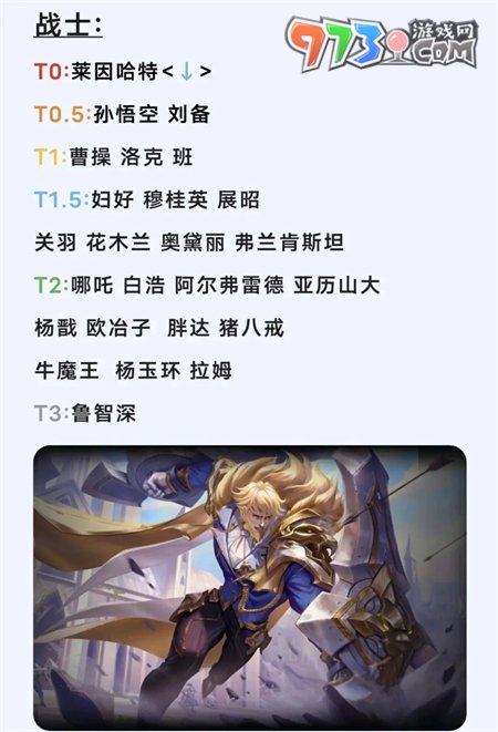 《曙光英雄》2023英雄強度排行榜