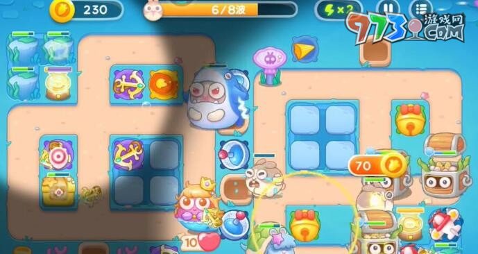 《保衛(wèi)蘿卜4》海的閨女第58關攻略